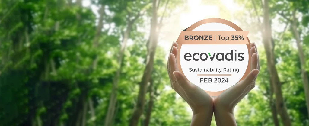 EcoVadis Bronze medal awarded to TROUVAY & CAUVIN